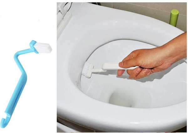 Toilettenbürste Reinigung Bad WC Bürste gebogen Klobürste