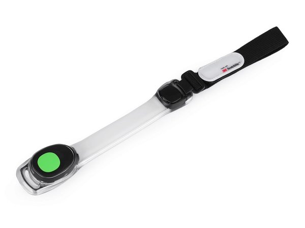 Reflektierendes Handband Armband LED-Licht Dauerlicht blinkend joggen Fahrrad